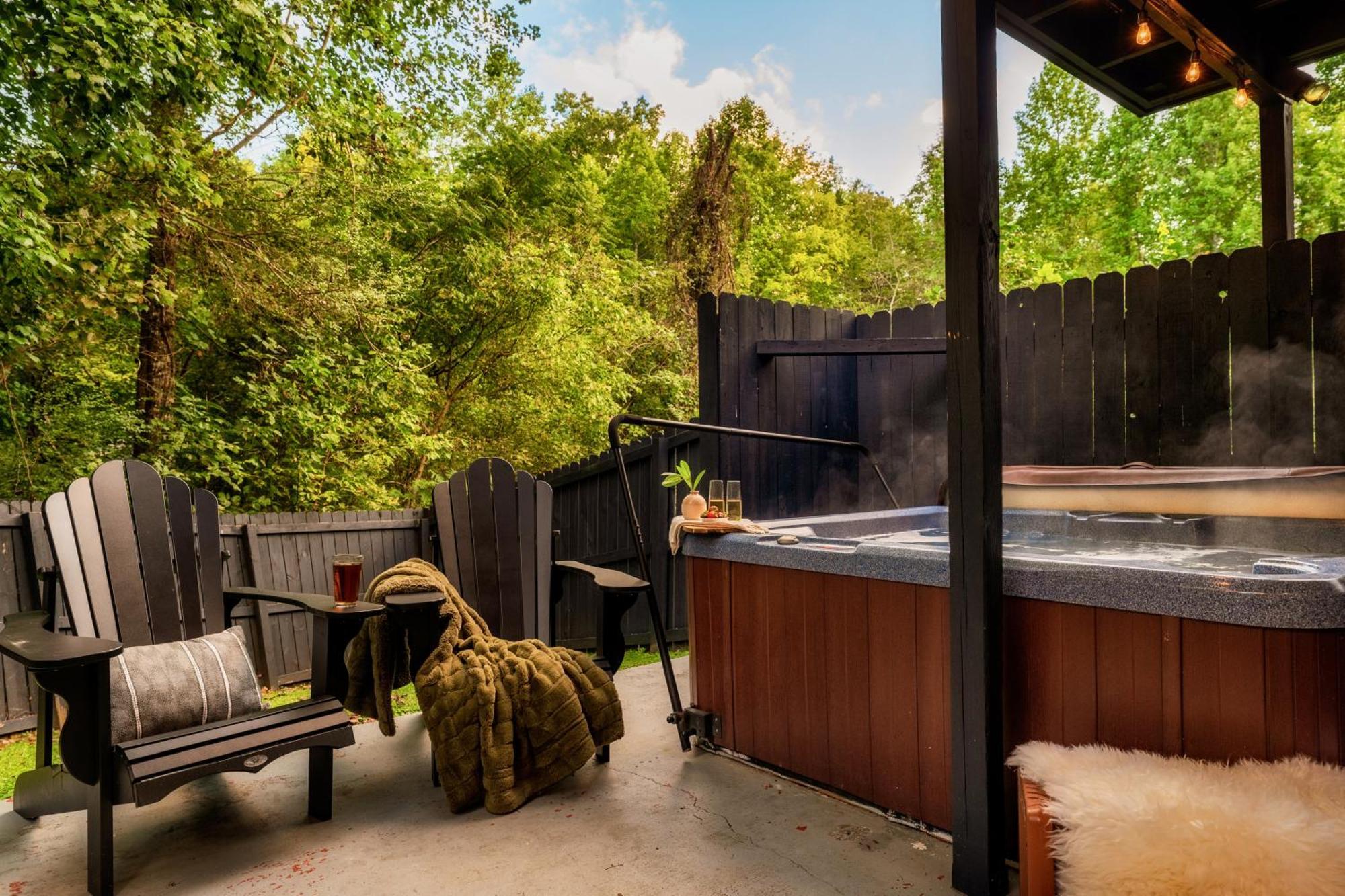 The Copper Bird Mid Century Hot Tub Arcade Gameroom Rock Climbing *