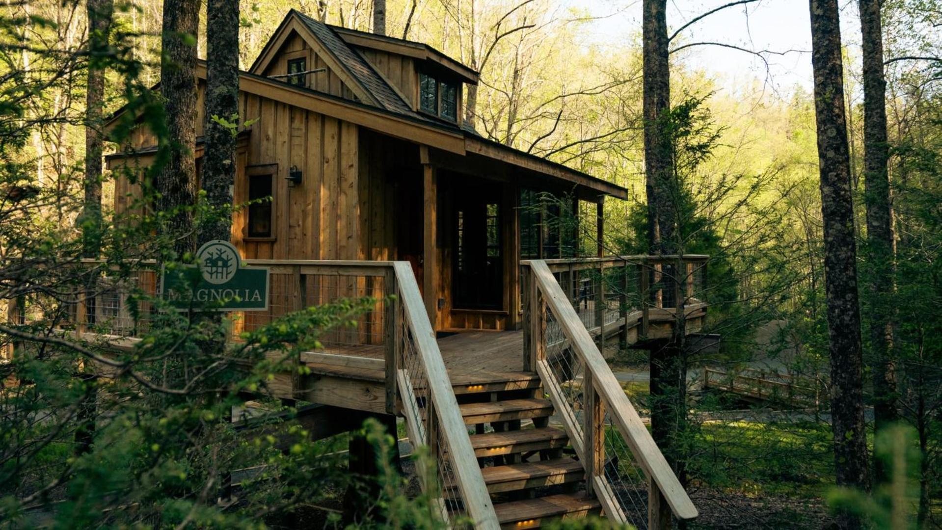 The Magnolia In Treehouse Grove At Norton Creek Holiday home *