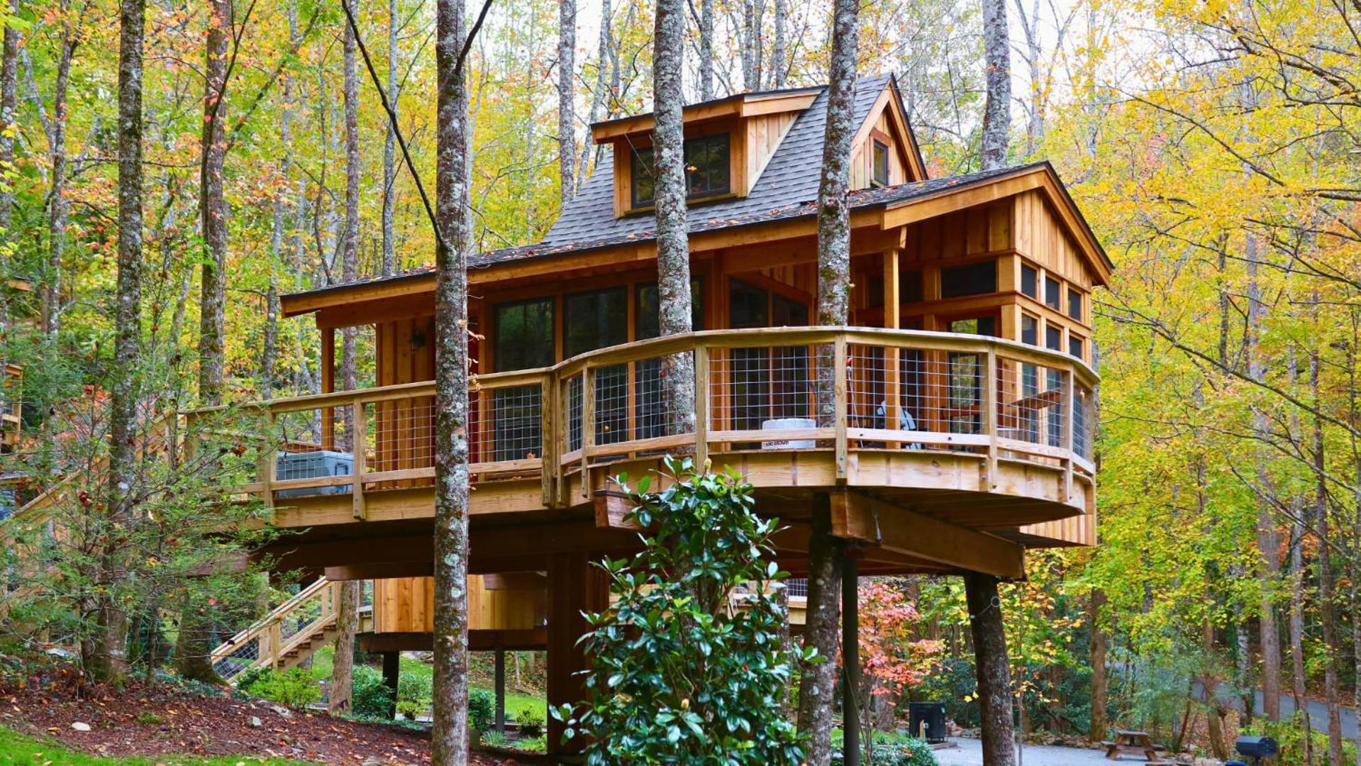 Holiday home The Magnolia In Treehouse Grove At Norton Creek