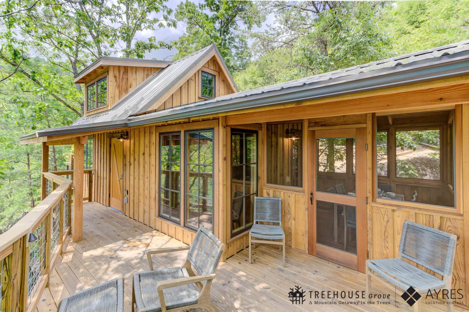 Holiday home The Cottonwood In Treehouse Grove At Norton Creek *