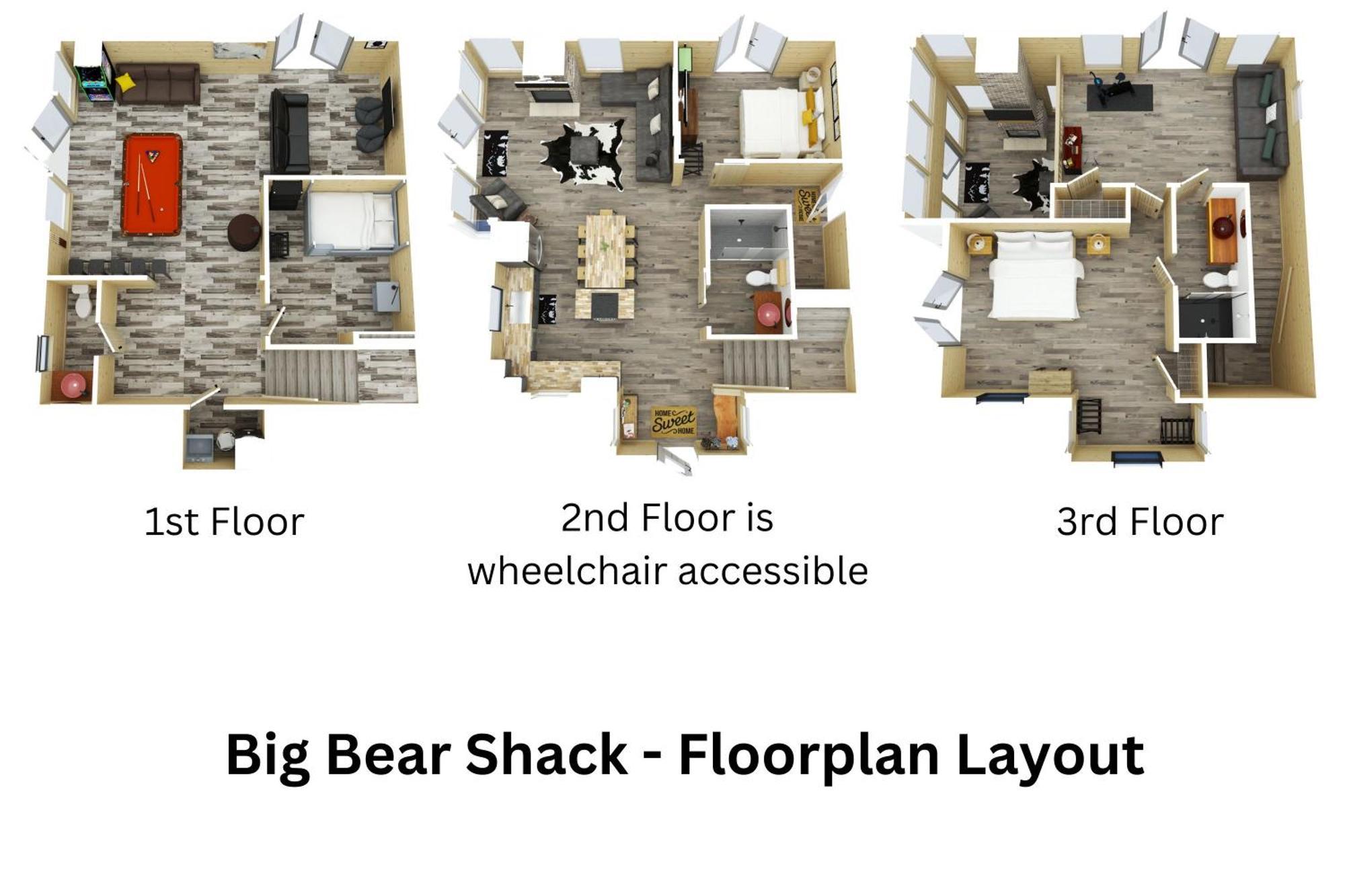 Big Bear Shack - Handicap Accessible & Dog Friendly Holiday home Gatlinburg