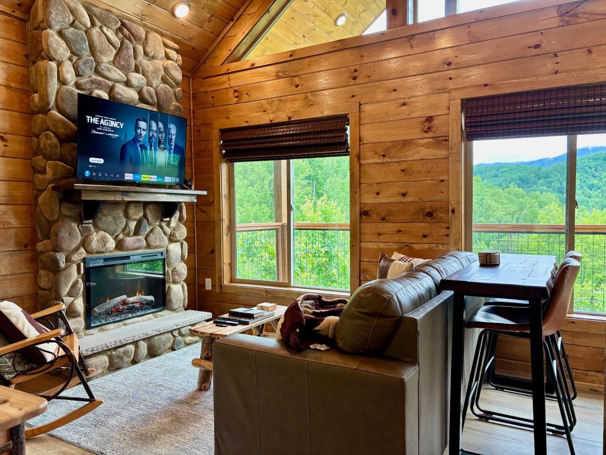 Out Of The Ashes Is A Brand New 3 Bedroom With High End Touches, Hot Tub, And A Mountain View!